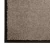 vidaXL Tapis de porte Beige 60 x 40 x 1.2 cm Tissu en teddy