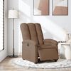 vidaXL Fauteuil inclinable &eacute;lectrique Marron Tissu