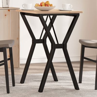 vidaXL Pieds de table à manger cadre en Y 60x40x73 cm fonte