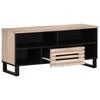 vidaXL Meuble TV 100x34x46 cm bois massif de manguier