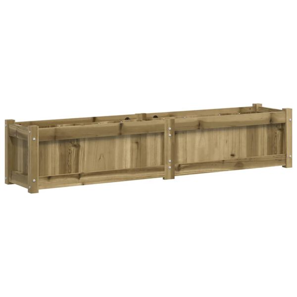 vidaXL Jardinière 150x31x31 cm bois de pin imprégné