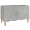 vidaXL Armoire &agrave; disques gris b&eacute;ton 74,5x38x48 cm bois d'ing&eacute;nierie