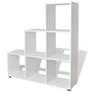 vidaXL Biblioth&egrave;que/&eacute;tag&egrave;re 107 cm Blanc