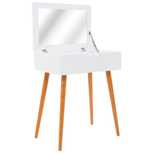 vidaXL Coiffeuse avec miroir MDF 60 x 40 x 75 cm