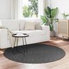 vidaXL Tapis de surface Rond Anthracite &Oslash; 120 CM
