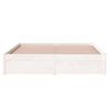 vidaXL Cadre de lit sans matelas blanc bois massif 140x200 cm