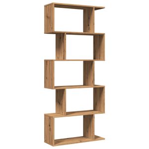 vidaXL &Eacute;tag&egrave;re s&eacute;paratrice de pi&egrave;ce &agrave; 5 niveaux ch&ecirc;ne artisanal