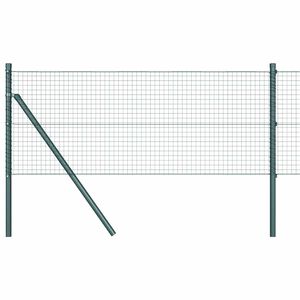 vidaXL Cl&ocirc;ture en fils soud&eacute;s pour fixation au sol 50 x 0,8 m Vert
