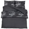 vidaXL Ensemble de housse de couette noir et blanc 260x220 cm coton