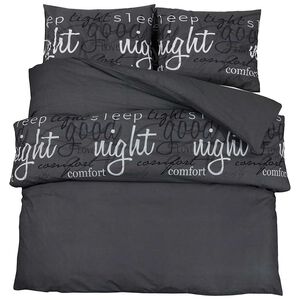vidaXL Ensemble de housse de couette noir et blanc 260x220 cm coton