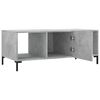 vidaXL Table basse gris b&eacute;ton 102x50x40 cm bois d'ing&eacute;nierie