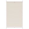 vidaXL Store pliss&eacute; 70x125 cm Cr&egrave;me