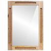 vidaXL Miroir de salle de bain avec miroir Marron 50 x 70 x 2,5 cm
