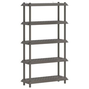 vidaXL Unit&eacute; de rangement 5 niveaux 100 x 40 x 177 cm PP Gris clair