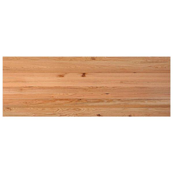 vidaXL Dessus de bureau marron clair bois ch&ecirc;ne massif rectangulaire