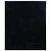 vidaXL Film de fen&ecirc;tre statique d&eacute;poli noir 45x2000 cm PVC