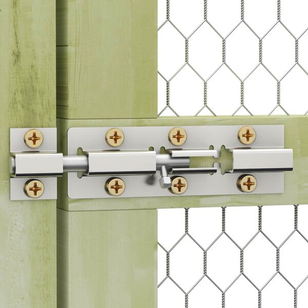 vidaXL Poulailler 1,5x9x1,5 m Pin&egrave;de impr&eacute;gn&eacute;e