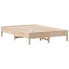 vidaXL Cadre de lit sans matelas 120x190 cm bois de pin massif