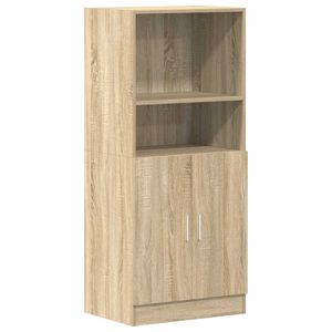 vidaXL Armoire de cuisine ch&ecirc;ne sonoma 57x41,5x131,5cm bois ing&eacute;nierie
