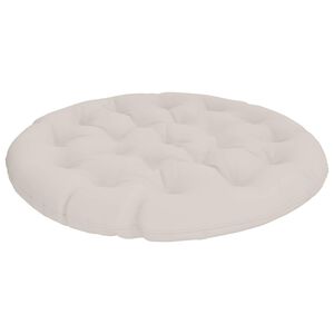 vidaXL Coussin de chaise Papasan VIANEN 100 % polyester Blanc