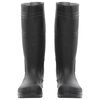 vidaXL Bottes de pluie noir taille 38 PVC