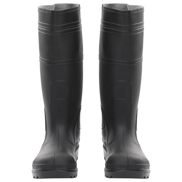 vidaXL Bottes de pluie noir taille 38 PVC