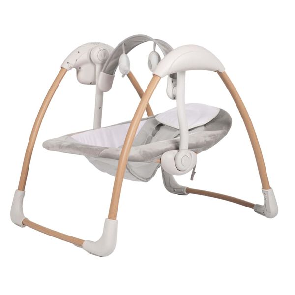 Bo Jungle Transat pour b&eacute;b&eacute; portable Dolphy Naturel et blanc pur
