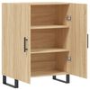 vidaXL Buffet chêne sonoma 69,5x34x90 cm bois d'ingénierie