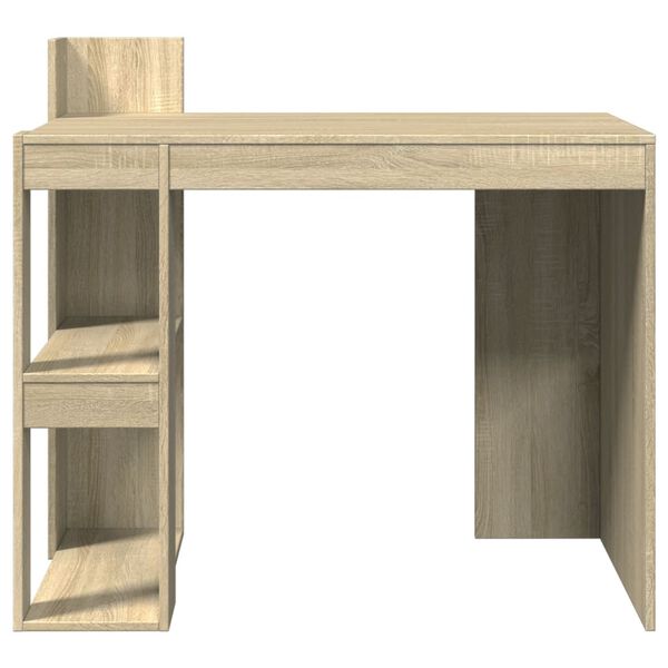 vidaXL Bureau chêne sonoma 103,5x56,5x94 cm bois d'ingénierie