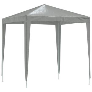 vidaXL Tente de f&ecirc;te 200 x 200 x 240 cm Gris clair PE et acier