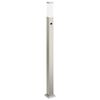 vidaXL Borne lumineuse avec d&eacute;tecteur 110 cm en acier inoxydable IP44