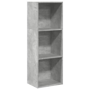 vidaXL Biblioth&egrave;que gris b&eacute;ton 40x30x114 cm bois d'ing&eacute;nierie