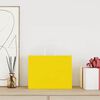 vidaXL Sacs en papier 250 pcs avec poign&eacute;es jaune 32x17x25 cm