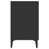 vidaXL Buffet noir 100x36x60 cm bois d'ingénierie