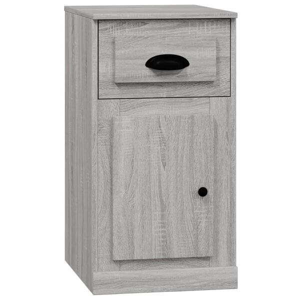 vidaXL Armoire lat&eacute;rale avec tiroir sonoma gris 40x50x75 cm