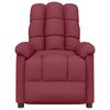 vidaXL Fauteuil inclinable Rouge bordeaux Tissu