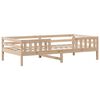 vidaXL Cadre de lit sans matelas 75x190 cm bois de pin massif