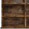 vidaXL Armoire &agrave; CD Ch&ecirc;ne fum&eacute; 102x23x177,5 cm Bois d'ing&eacute;nierie