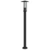 vidaXL Lampadaire d'ext&eacute;rieur noir 100 cm acier inoxydable