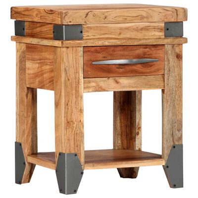 vidaXL Table de chevet 40x30x51 cm Bois d'acacia massif