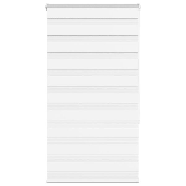 vidaXL Store z&egrave;bre blanc 90x150 cm largeur du tissu 85,9 cm polyester