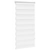 vidaXL Store v&eacute;nitien z&eacute;br&eacute; 60,9 x 120 cm, largeur du tissu 56,7 cm, blanc