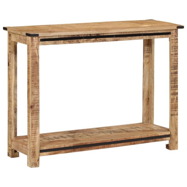 vidaXL Table console 100x35x75 cm bois de manguier massif