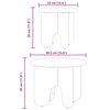 vidaXL Table basse 2 pcs Naturel Bois de pin massif