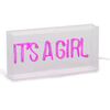 CHILDHOME Lampe d'ambiance au n&eacute;on It's A Girl Rose