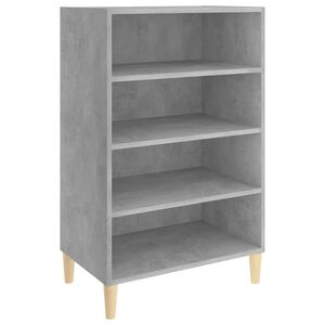 vidaXL Buffet gris b&eacute;ton 57x35x90 cm bois d'ing&eacute;nierie