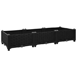 vidaXL Lit sur&eacute;lev&eacute; 120x40x23 cm Polypropyl&egrave;ne