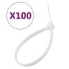 vidaXL Attaches de c&acirc;ble 100 pcs 15 cm