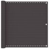 vidaXL &Eacute;cran de balcon Anthracite 120 x 800 cm HDPE et Aluminium