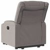 vidaXL Fauteuil inclinable taupe tissu